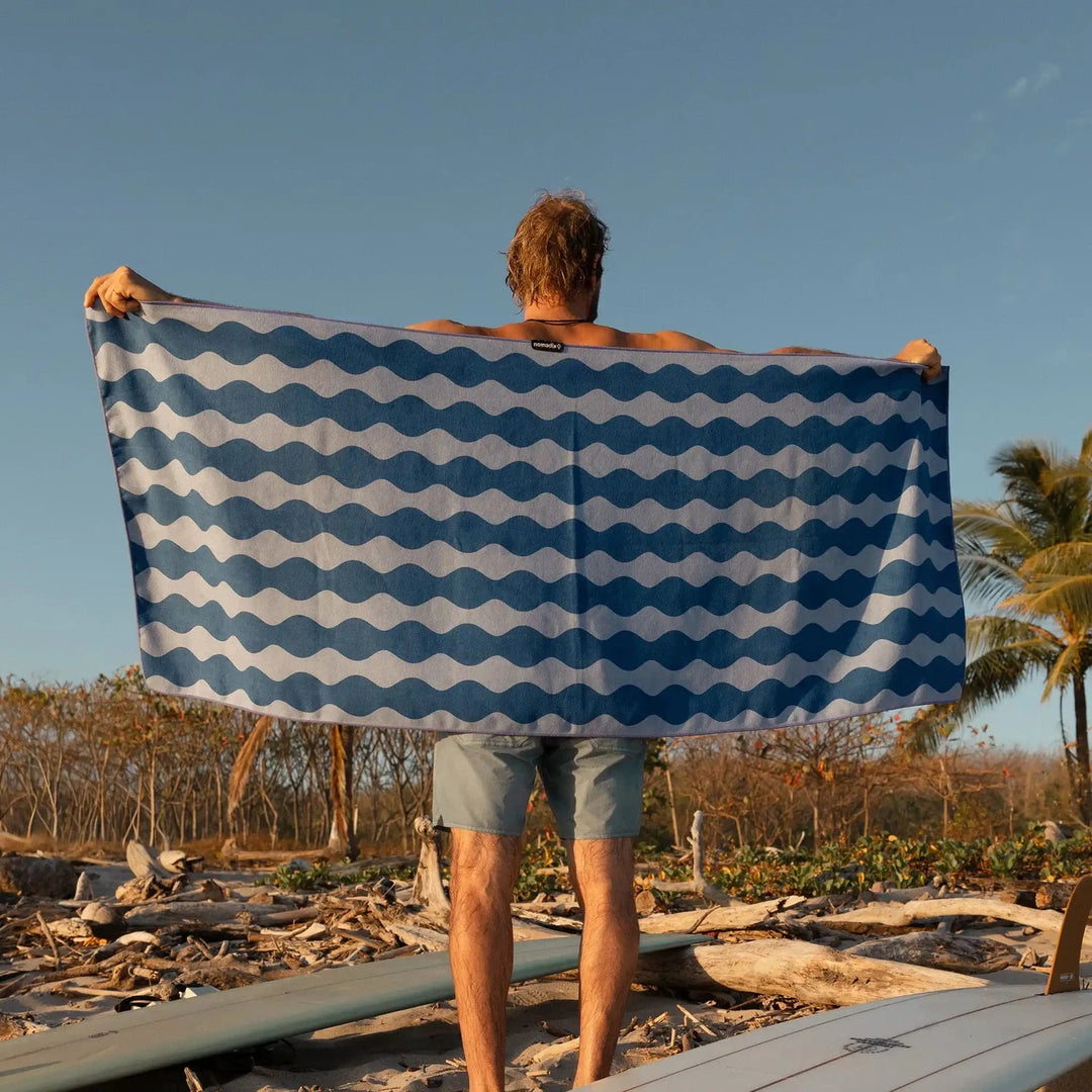 Nomadix Slack Tide Coastal Blue Original Towel 1
