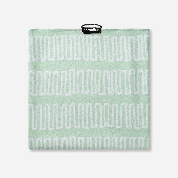 Nomadix Switchback Seafoam Green Original Towel Folded View