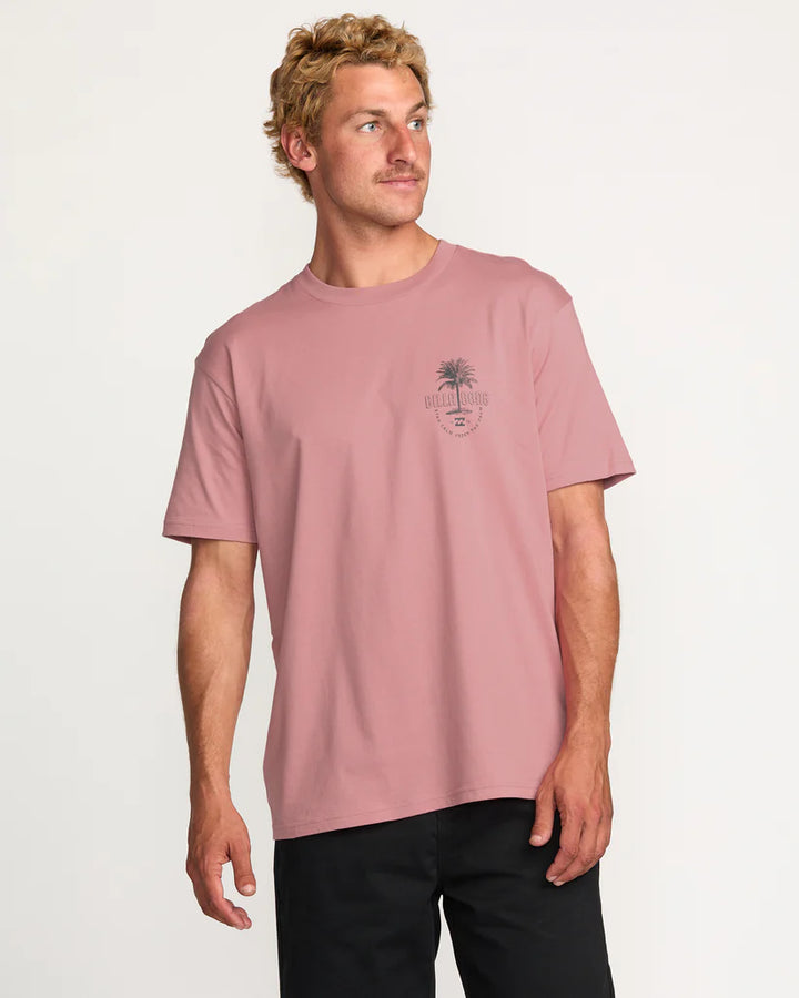 Billabong Calm Palm Premier ADiv Tee - Dusty Pink
