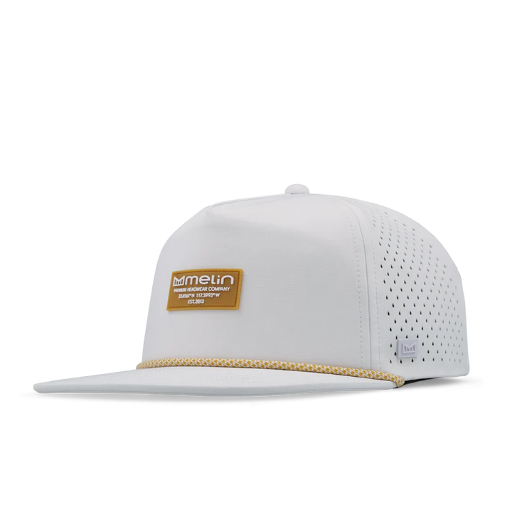 Melin Coronado Brick Hydro Performance Hat - White/Gum 