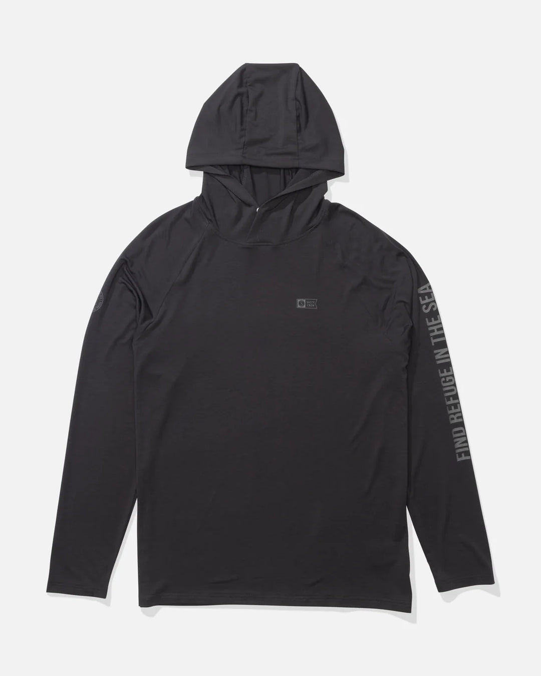 Salty Crew Men's Mariner Lite UV Hood - Charcoal