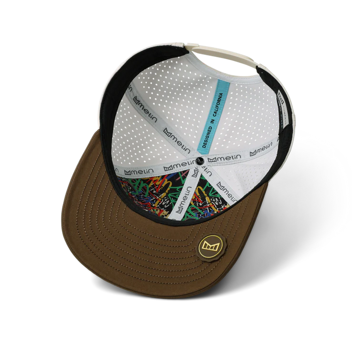 Melin performance cap curved visor tall crown fit detail