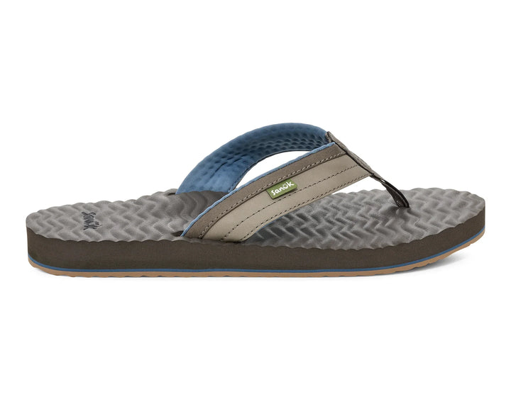 Sanuk Mens Ziggy Plush Sandal Taupe