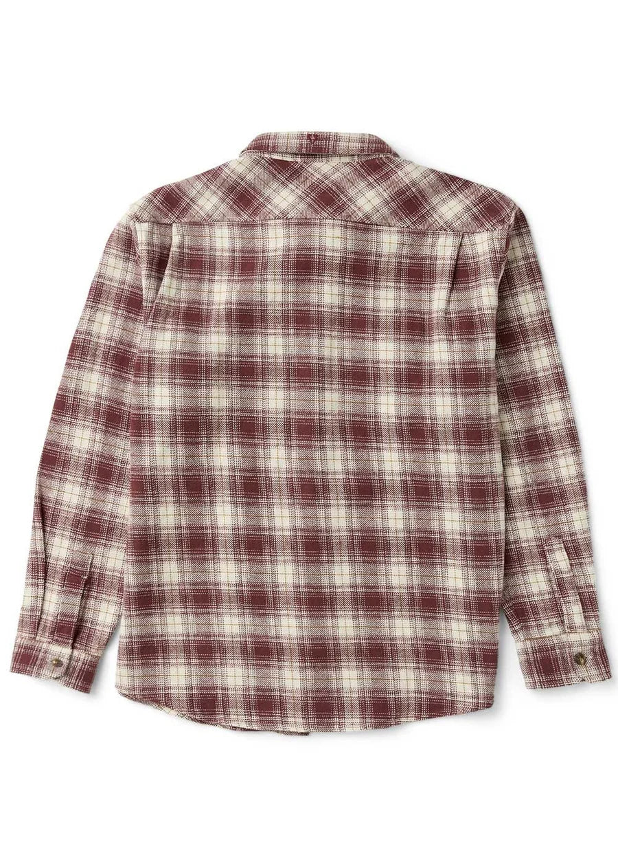Vissla Men’s Creators Heavy Days Eco Flannel - Brick 1
