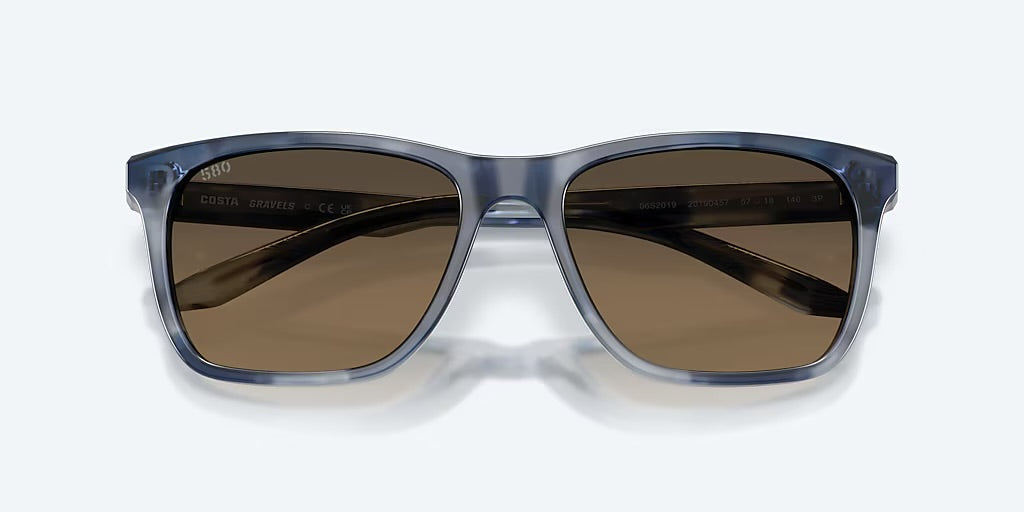 Costa Gravels 580G Sunglasses - Somos Blue Tortoise/Copper Gradient 4