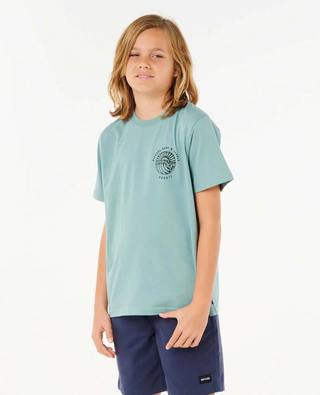 Ripcurl Boys 8-16 Sunsets Destination Tee - Blue Lagoon Haw 2