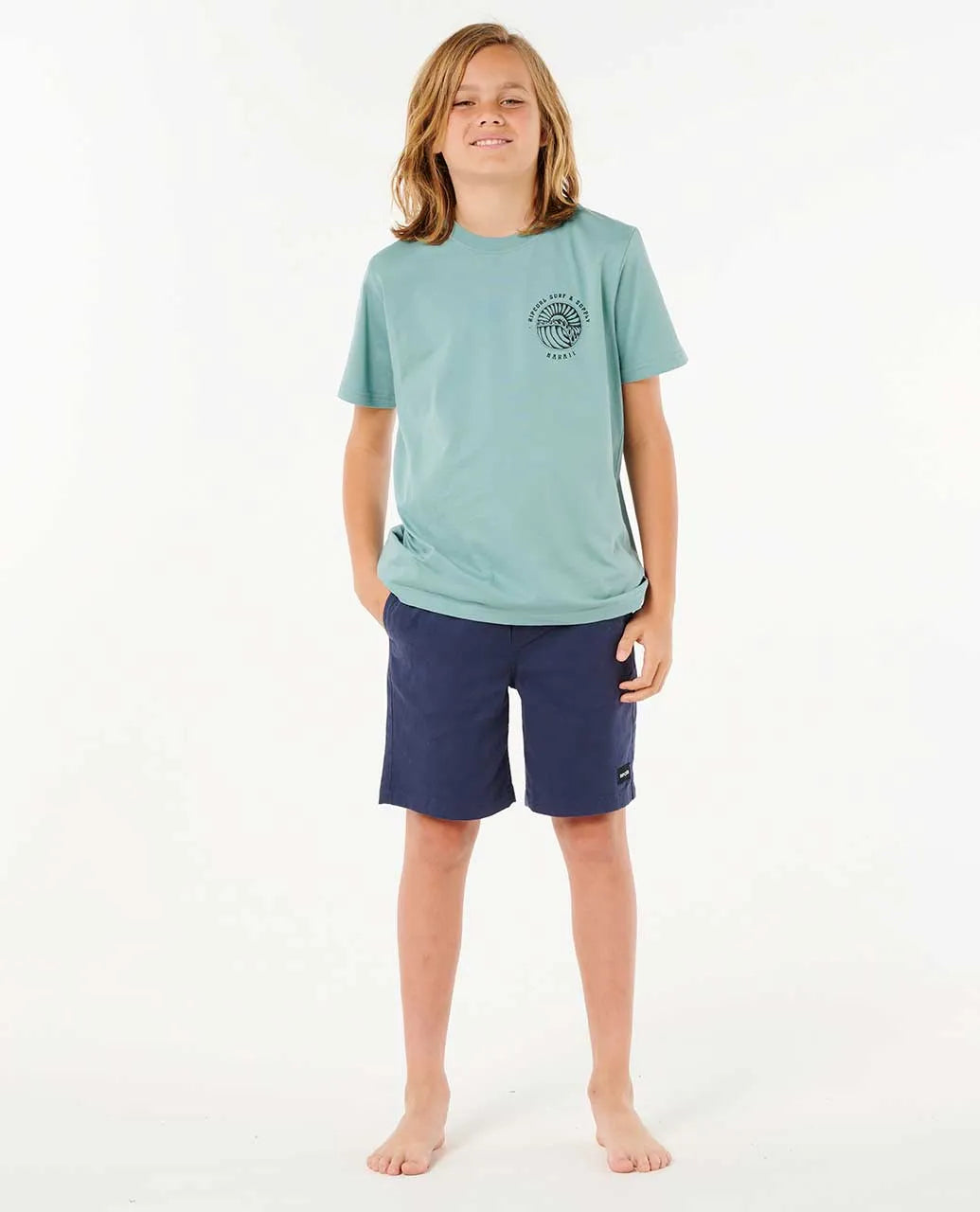 Ripcurl Boys 8-16 Sunsets Destination Tee - Blue Lagoon Haw 3