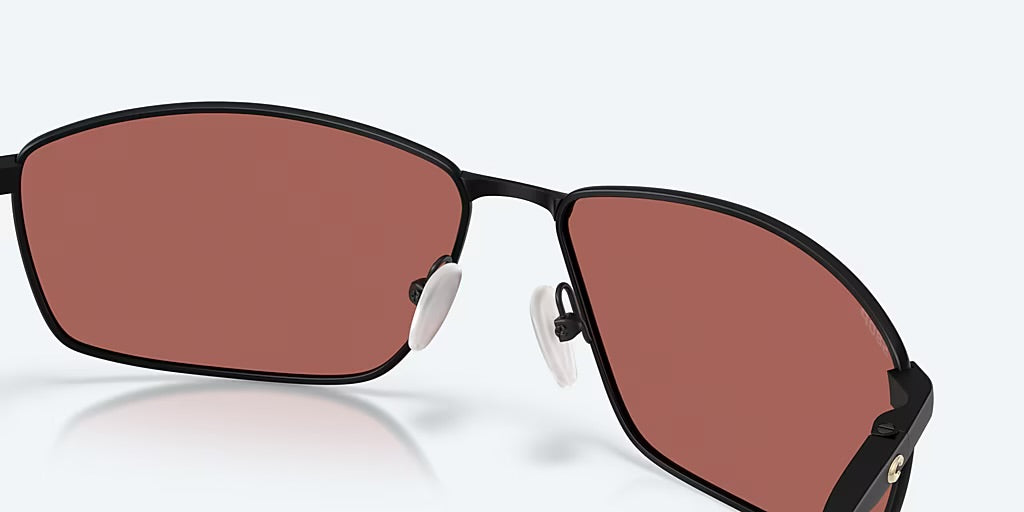 Costa Turret 580P Sunglasses - Satin Black Gold