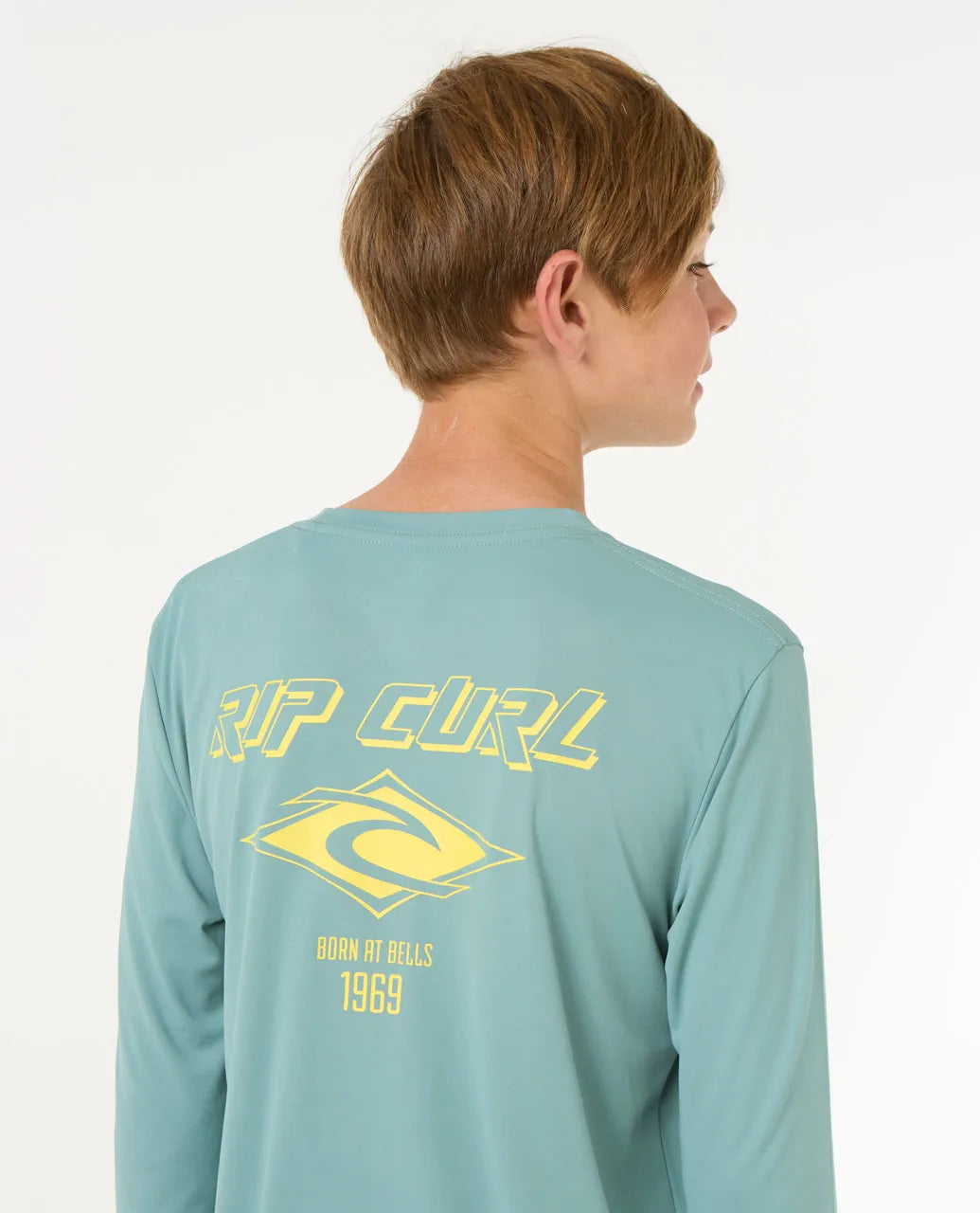 Ripcurl Boys 8-16  Icons Surflite UV Rashguard - Blue Yonder 4