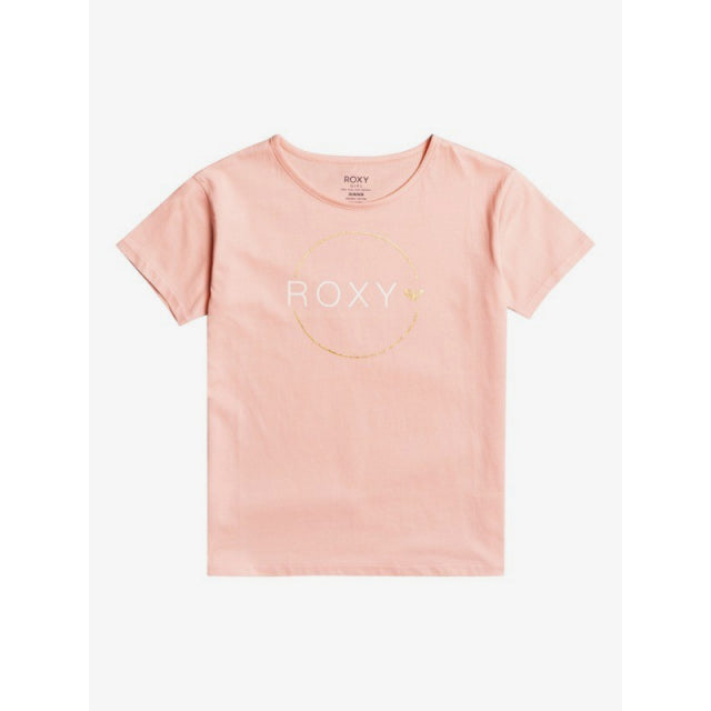 Roxy Girls' Day And Night Tee - Pink, front view