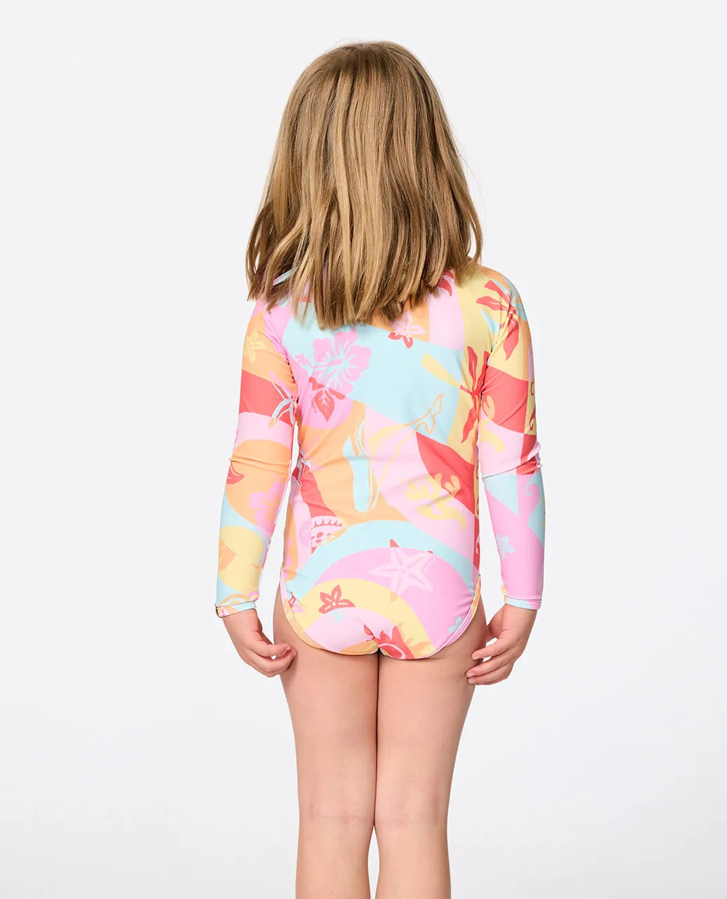 Ripcurl Girls 1-8 Island Days Ls Surfsuit - Multico 1