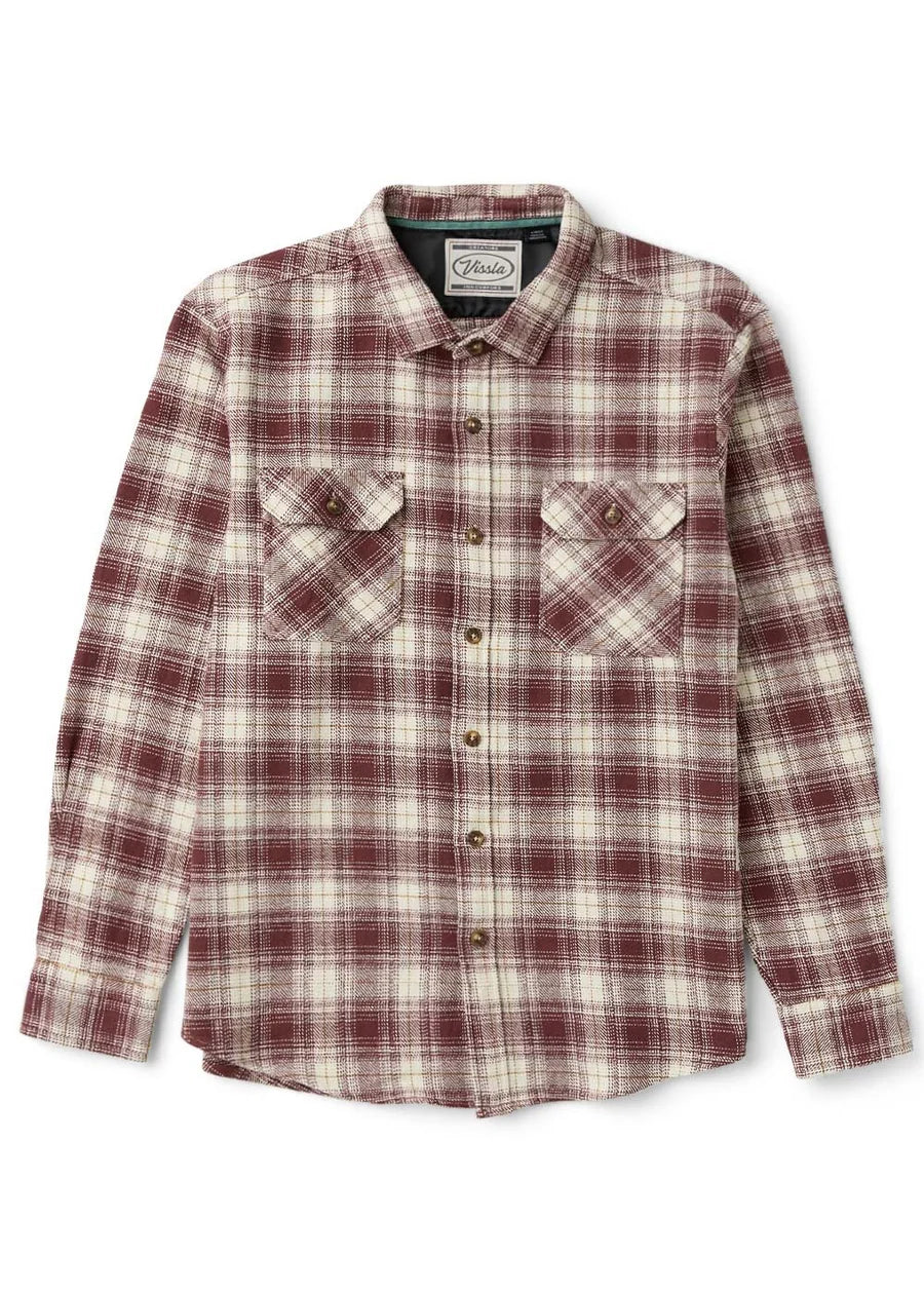 Vissla Men’s Creators Heavy Days Eco Flannel - Brick 