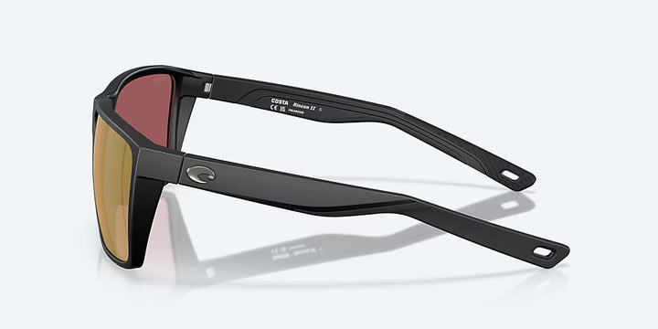 Costa Rincon II 580G Sunglasses - Matte Black/Gold Mirror 2