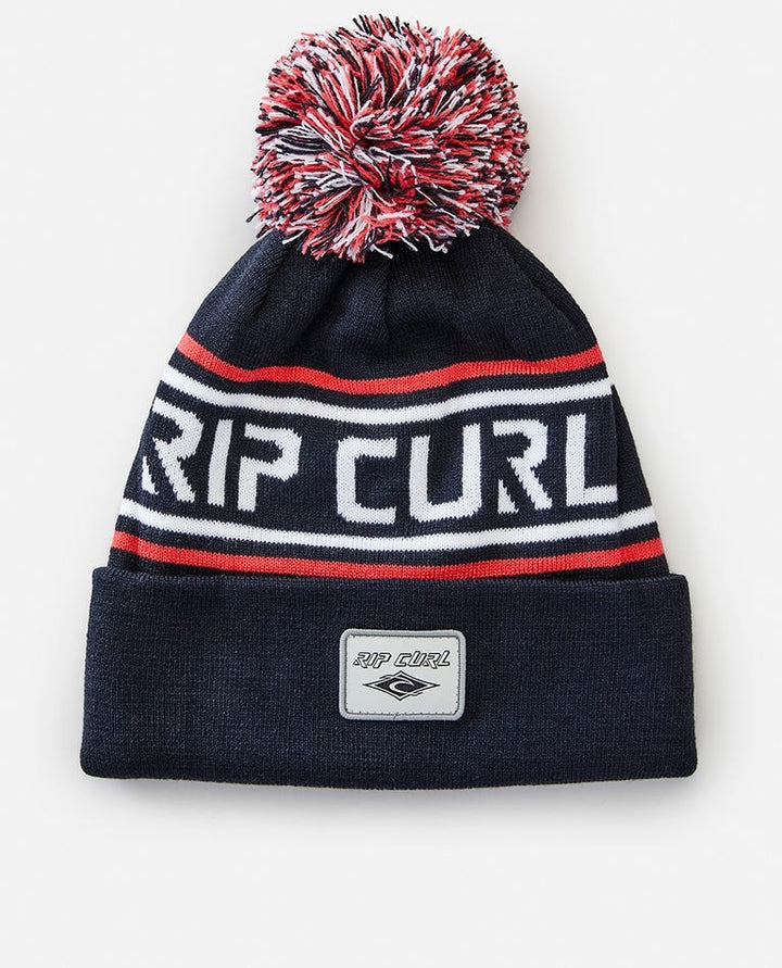 Rip Curl Fade Out Tall Beanie Dark Navy - front view