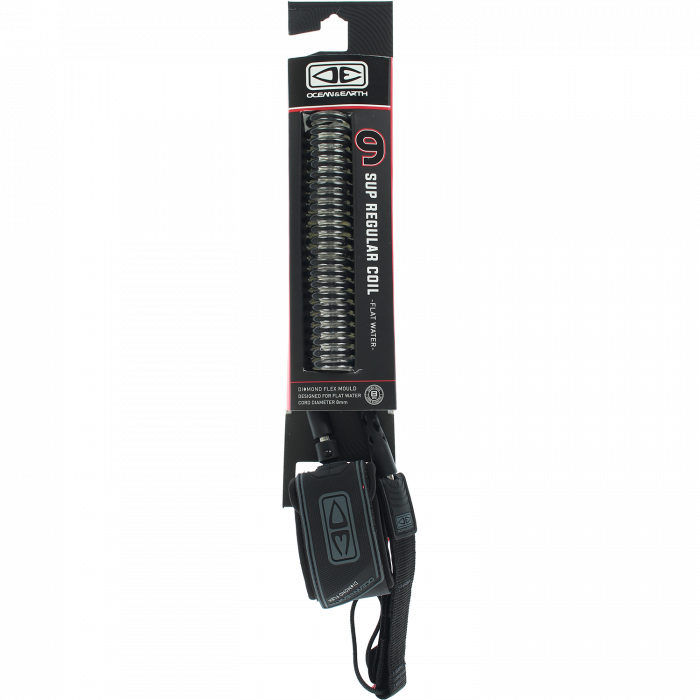 O&E Regular Sup Coil Ankle Moulded 9' Leash