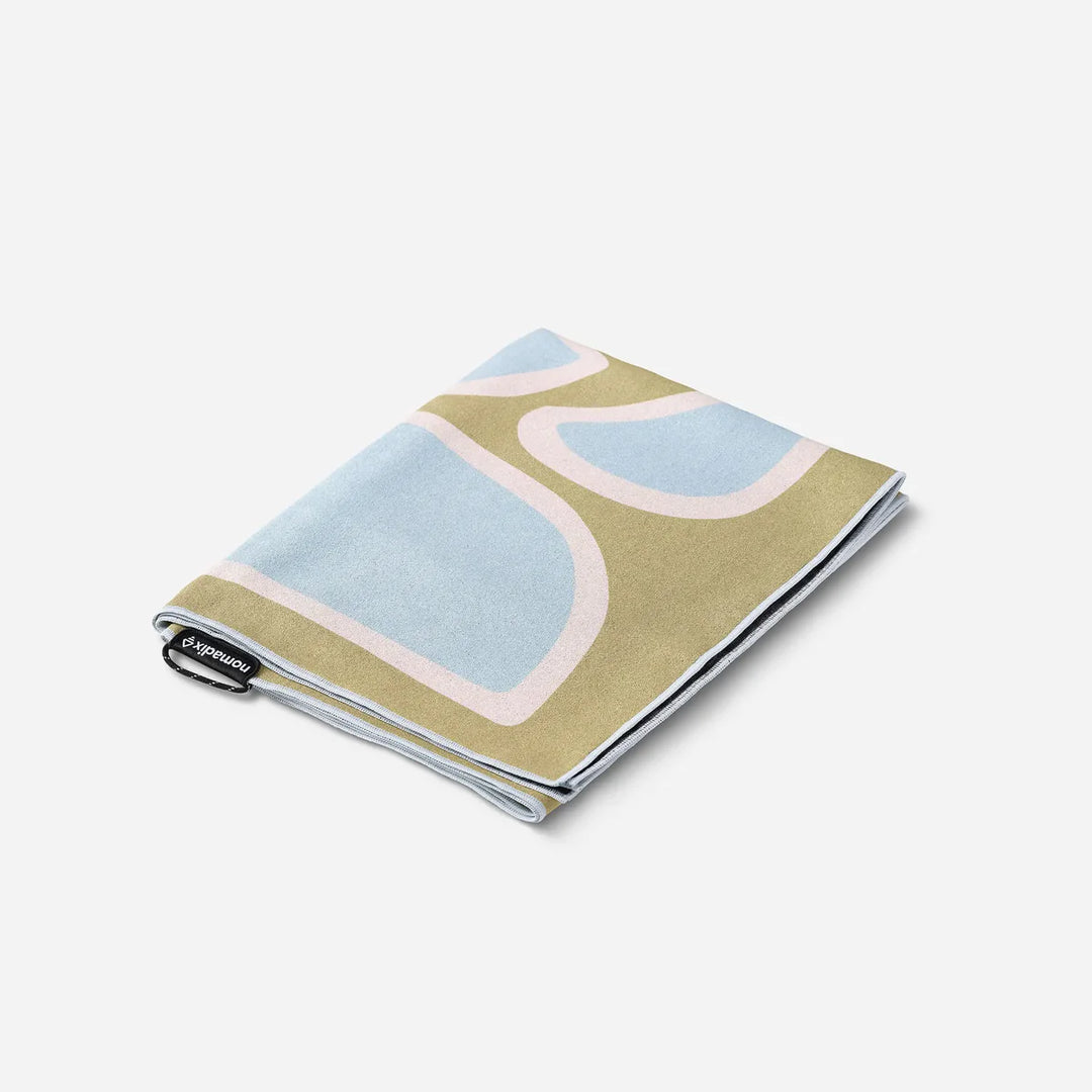 Nomadix Original Towel: Wild Flowers Meadow Green 2