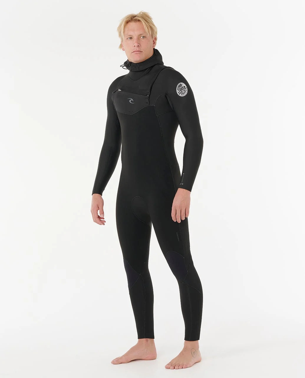 Ripcurl Men’s Dawn Patrol 5/4 Chest Zip With Hood Fullsuit Wetsuit