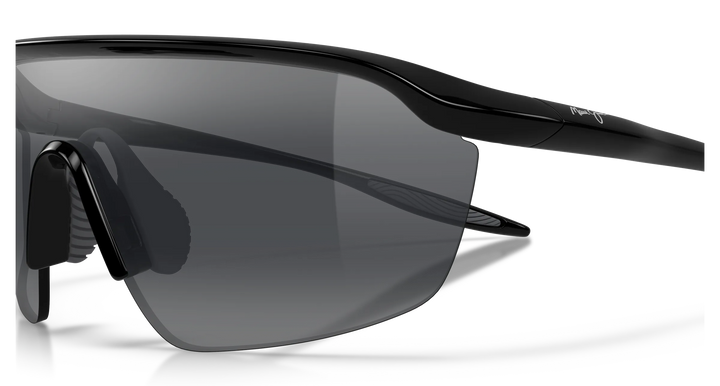 Maui Jim Miona Polarized Sunglasses - Shiny Black/Neutral Grey 2