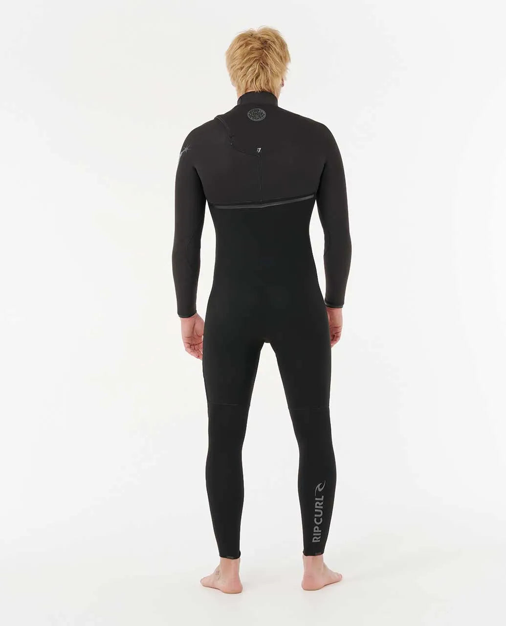 Ripcurl Men's E-Bomb 4/3 Zip Free Full Wetsuit - Black 1