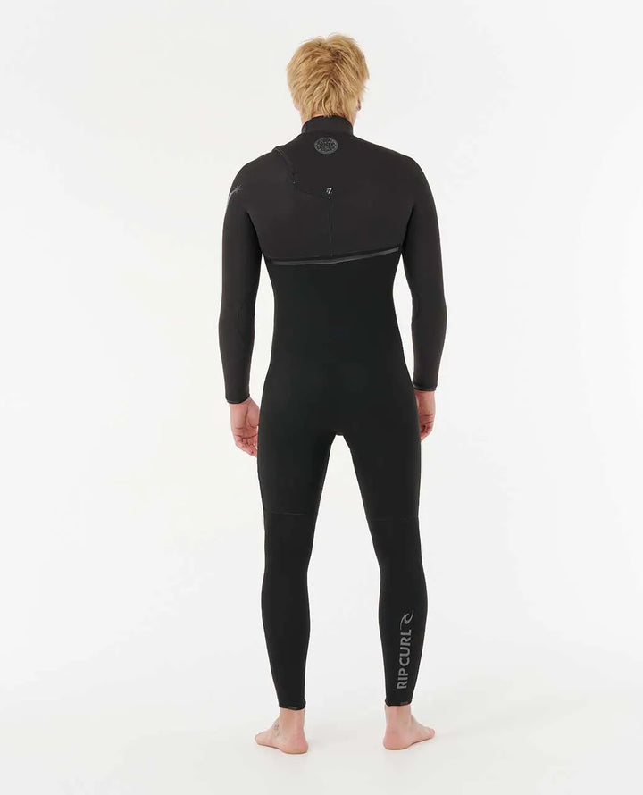 Ripcurl Men's E-Bomb 4/3 Zip Free Full Wetsuit - Black 1