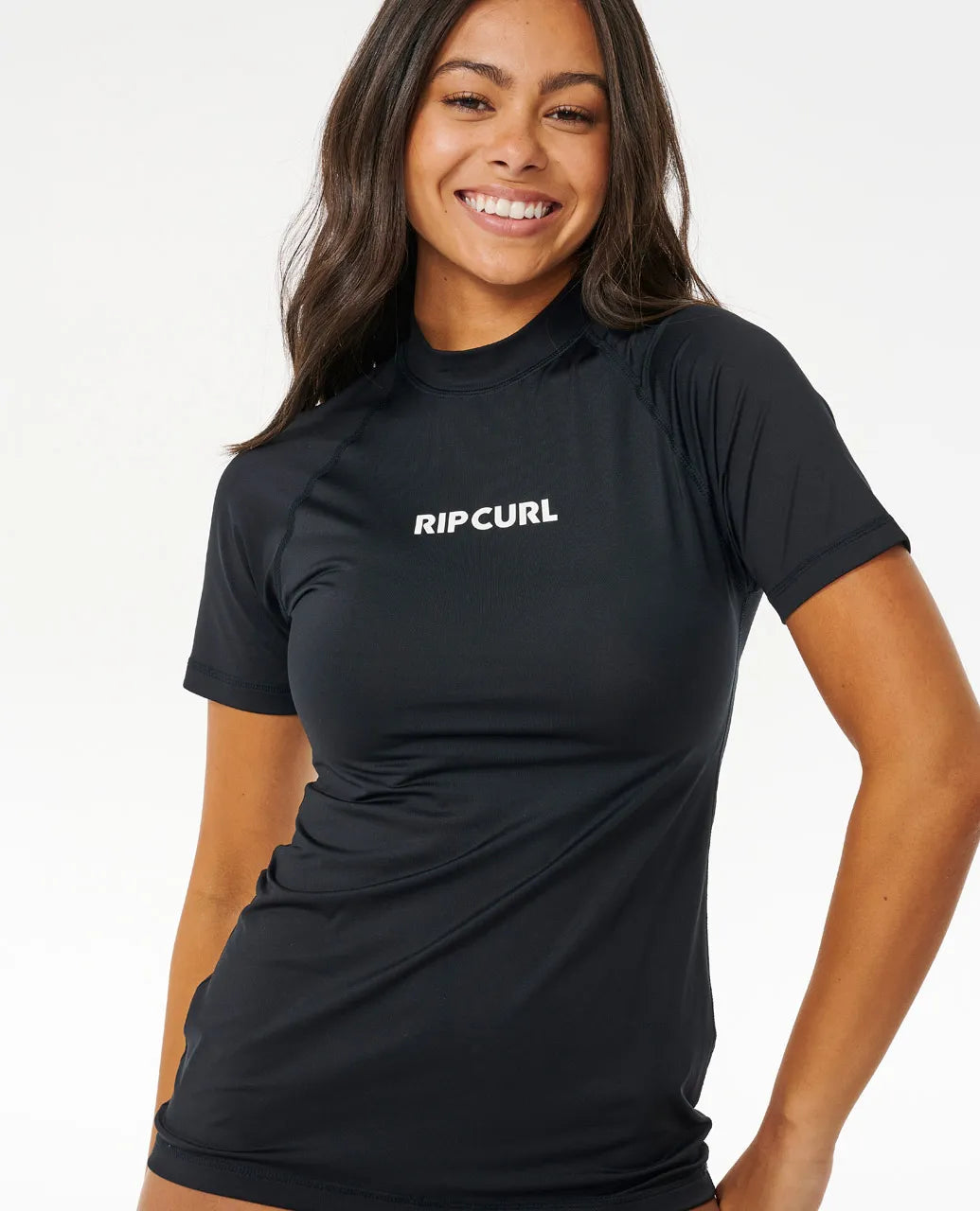 Ripcurl Women's Classic Surf UPF Rashguard - Black 4
