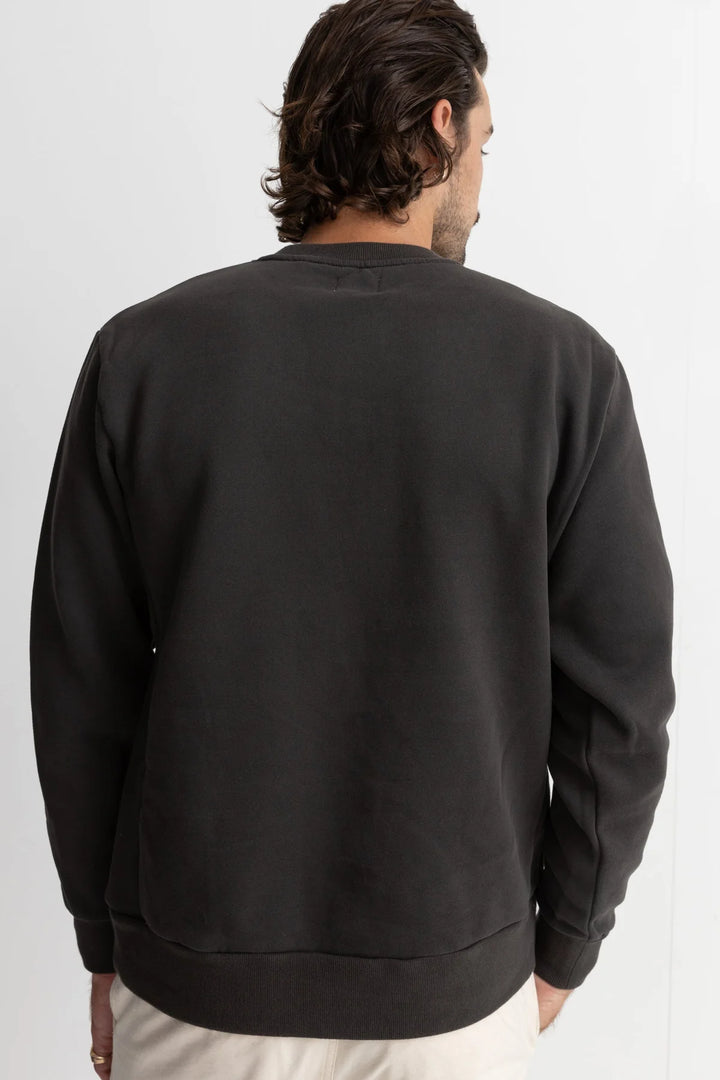 Rhythm Men’s Classic Fleece Crew - Black 5