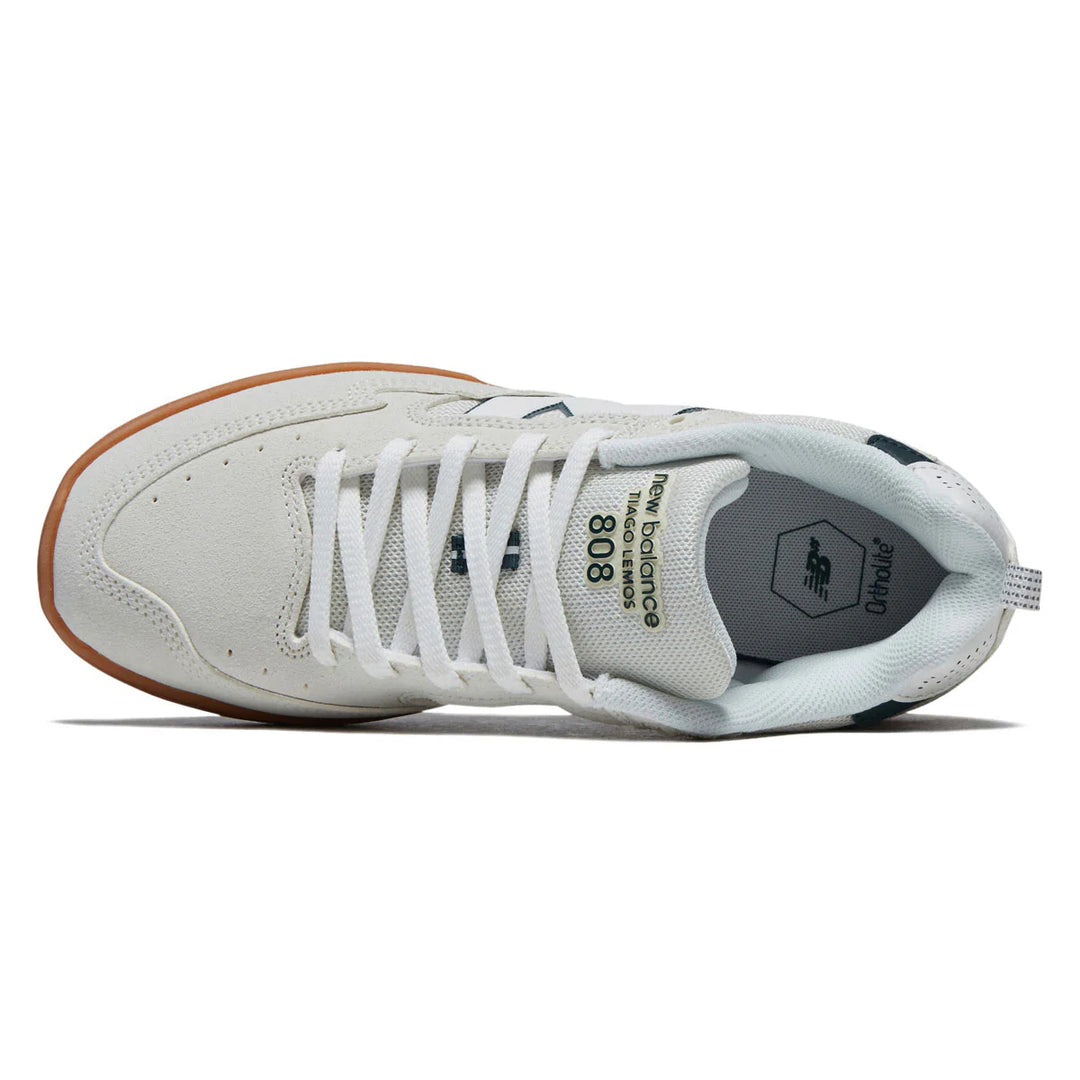 New Balance Numeric Men’s 808 Lite Skate Shoe - White/Green 2
