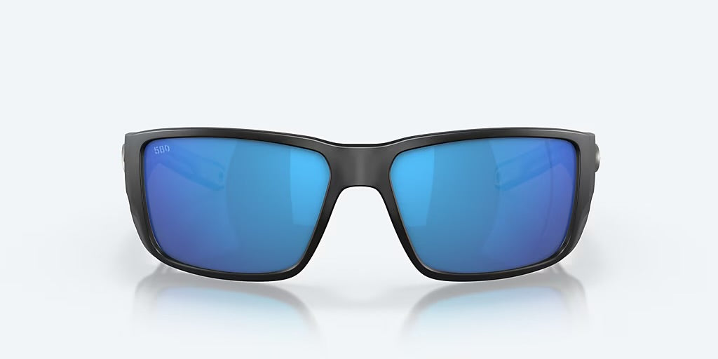Costa Blackfin Pro 580G Sunglasses - Matte Black/Blue Mirror 1