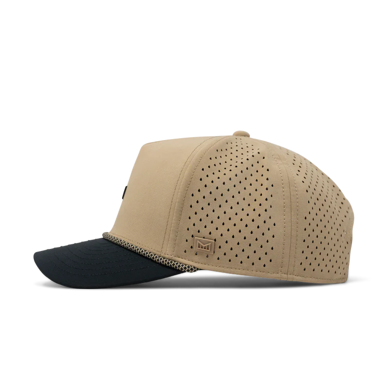 Melin Odysea Rope Bulls Icon Performance Hat - Dark Khaki/Black 2