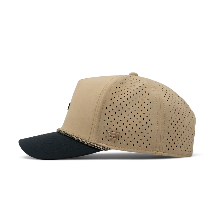 Melin Odysea Rope Bulls Icon Performance Hat - Dark Khaki/Black 2