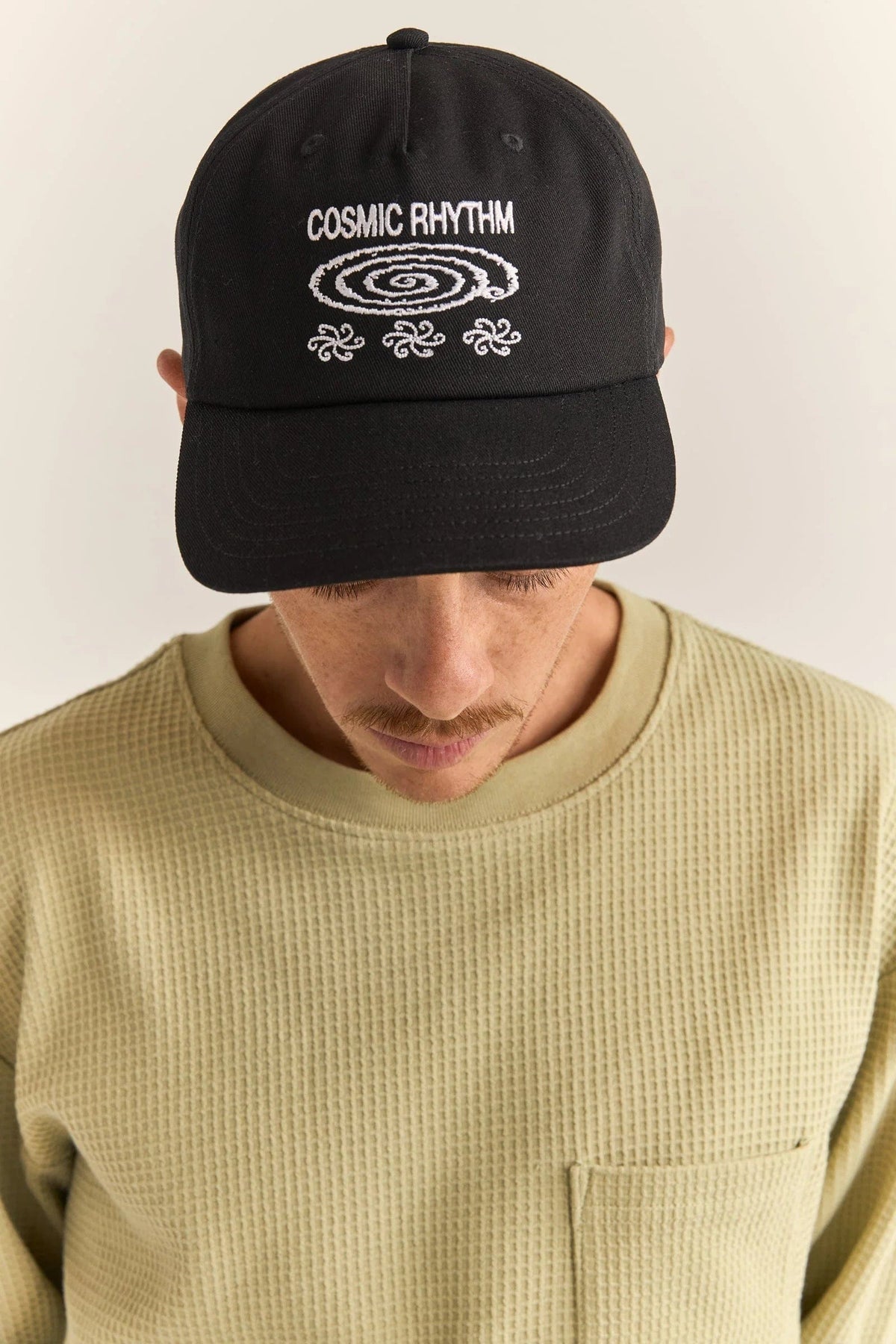 Rhythm Swirl Cap Hat - Black 
