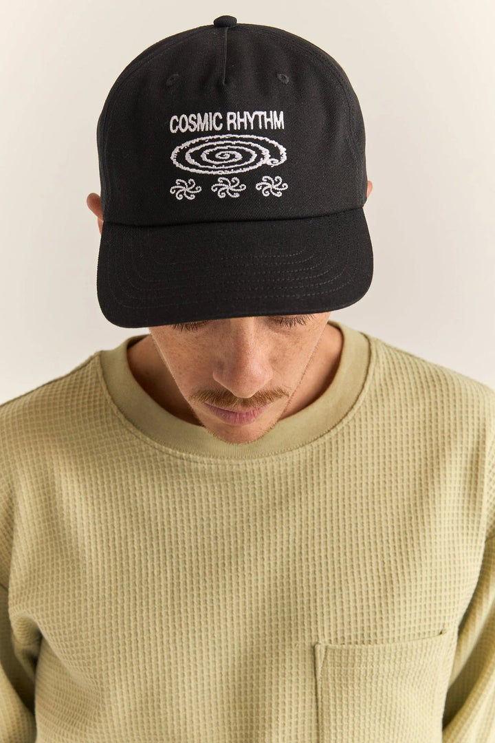 Rhythm Swirl Cap Hat - Black 
