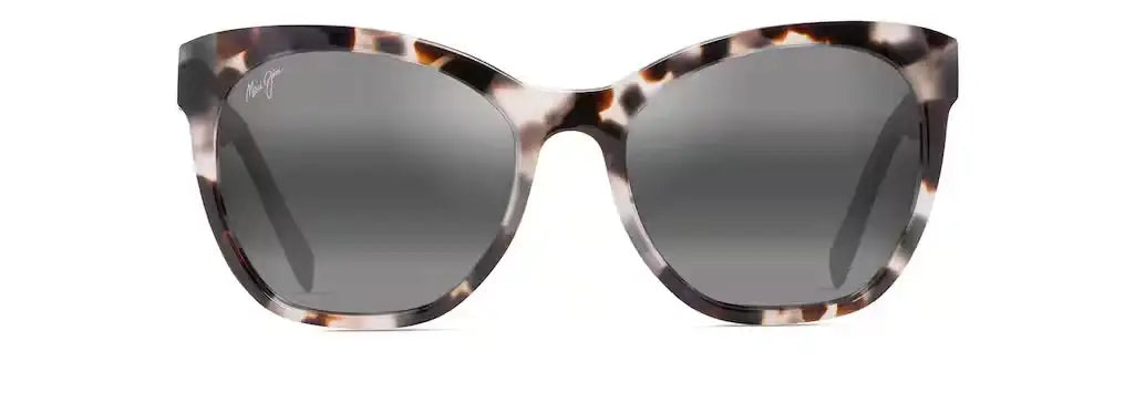 Maui Jim Alulu Polarized Sunglasses - White Tokyo Tortoise/Neutral Grey 1