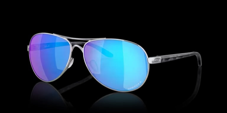 Oakley Feedback Polished Chrome w Prizm Sapphire Irid 1