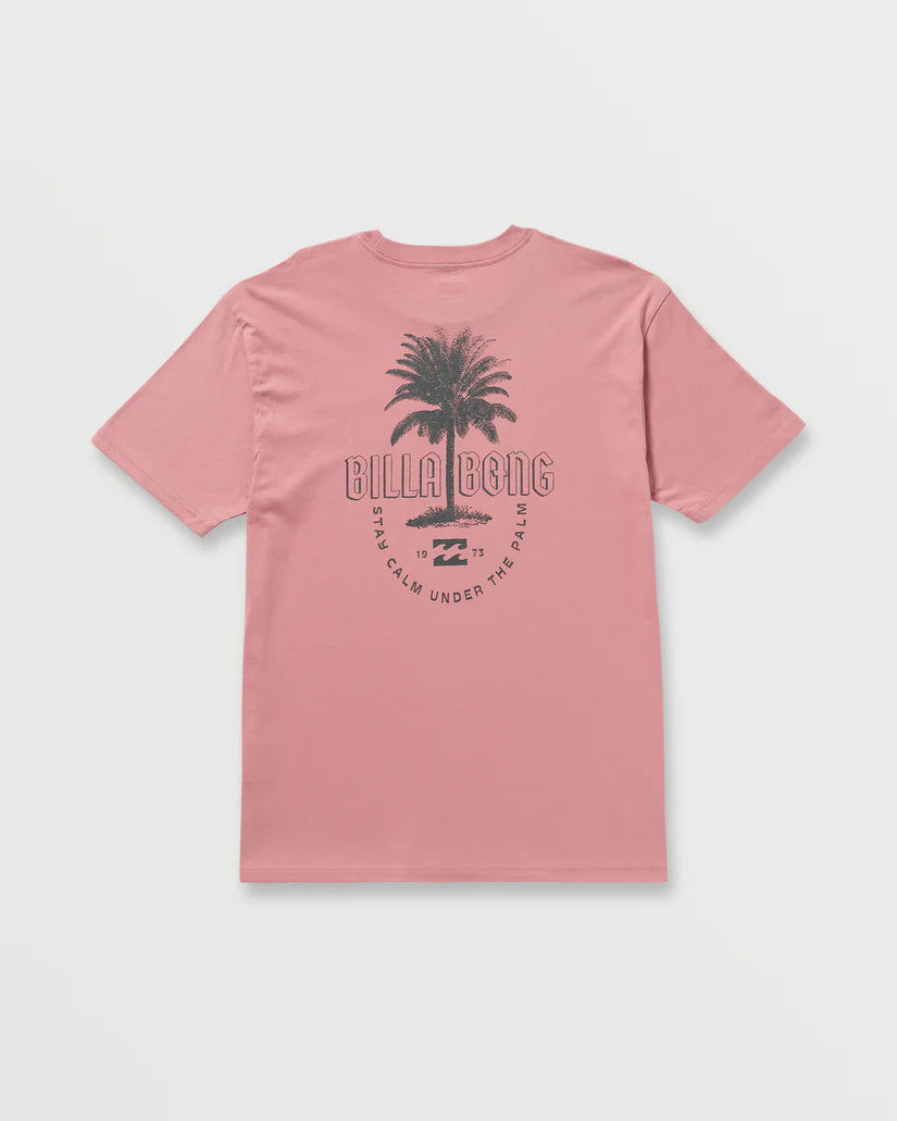 Billabong Calm Palm Premier ADiv Tee - Dusty Pink 3