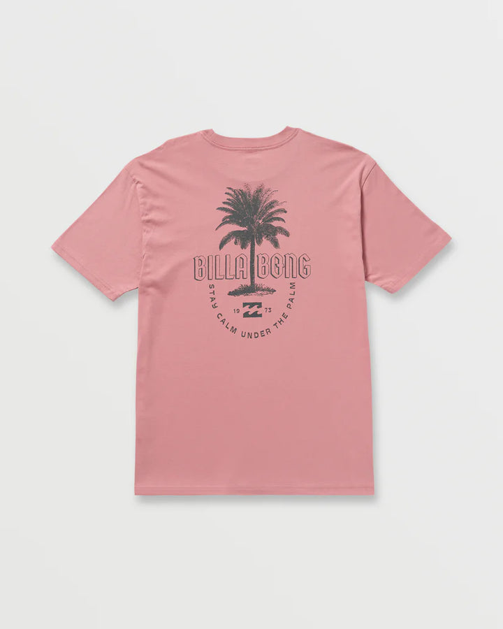Billabong Calm Palm Premier ADiv Tee - Dusty Pink 3