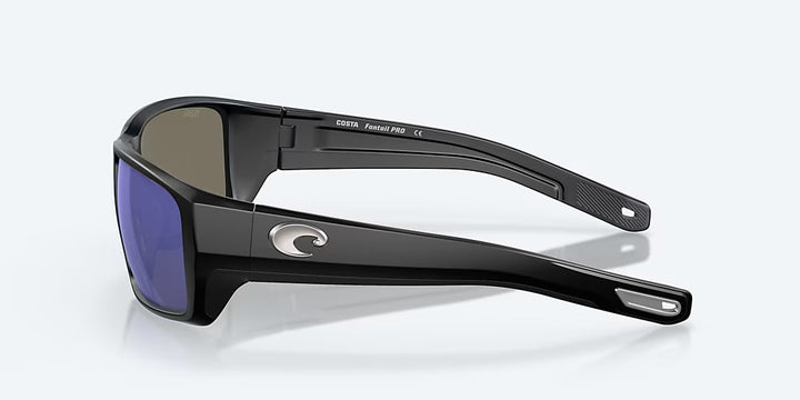 Costa Fantail Pro 580G Sunglasses - Matte Black/Blue Mirror 2