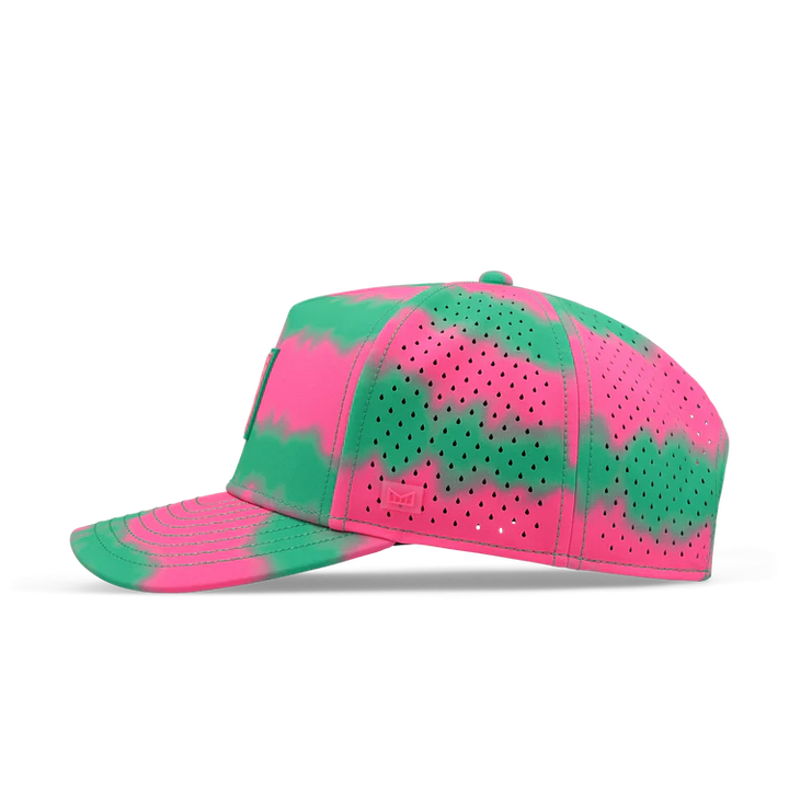 Melin Odysea Neon Tie Dye Hydro Performance Hat - Neon Pink 2