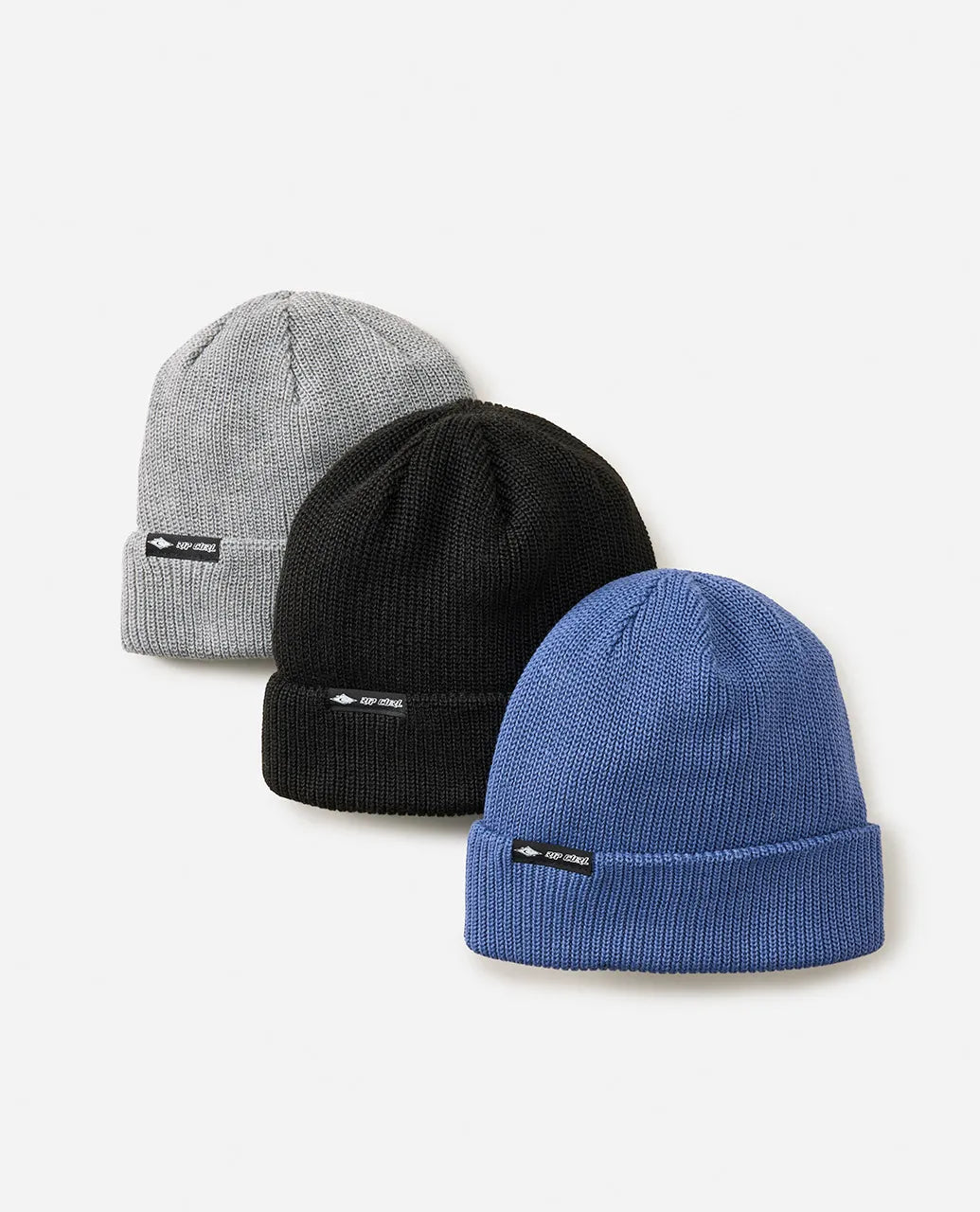 Ripcurl Classic Surf Regular Beanie 3pk - Black/Multi 