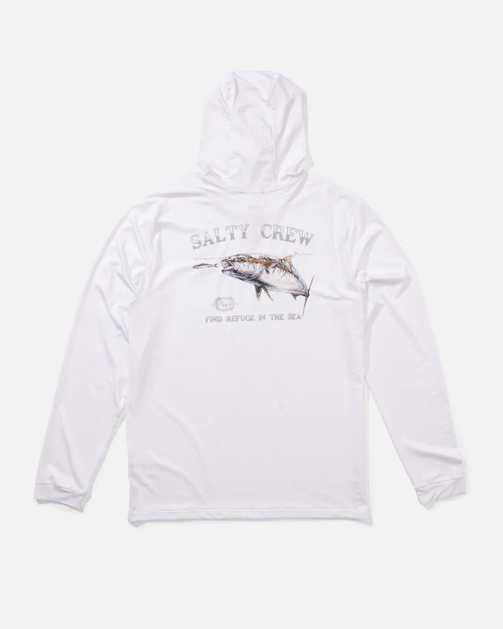 Salty Crew Surface Hooded Sunshirt - White