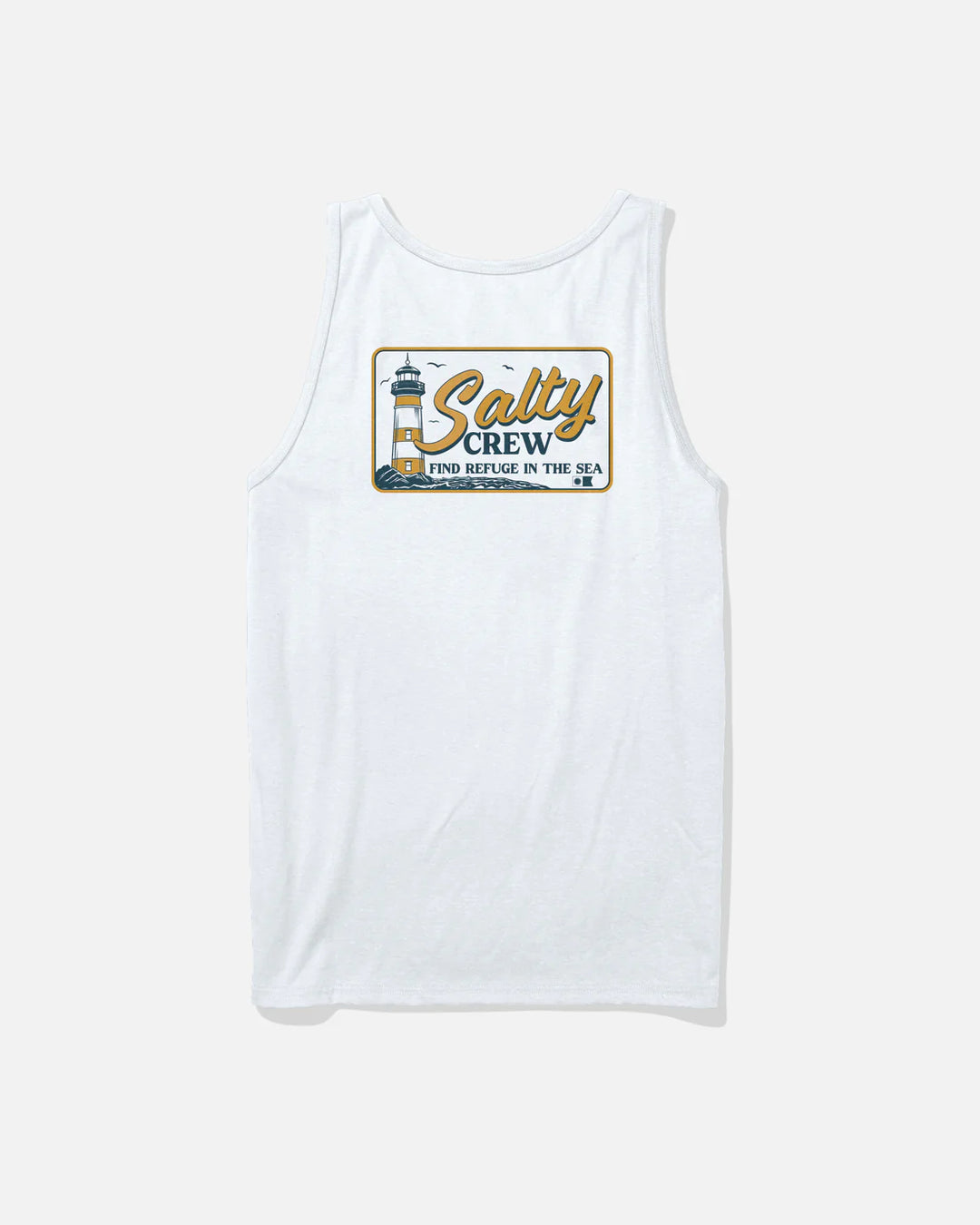 Salty Crew Men's Ashore Tank - White
