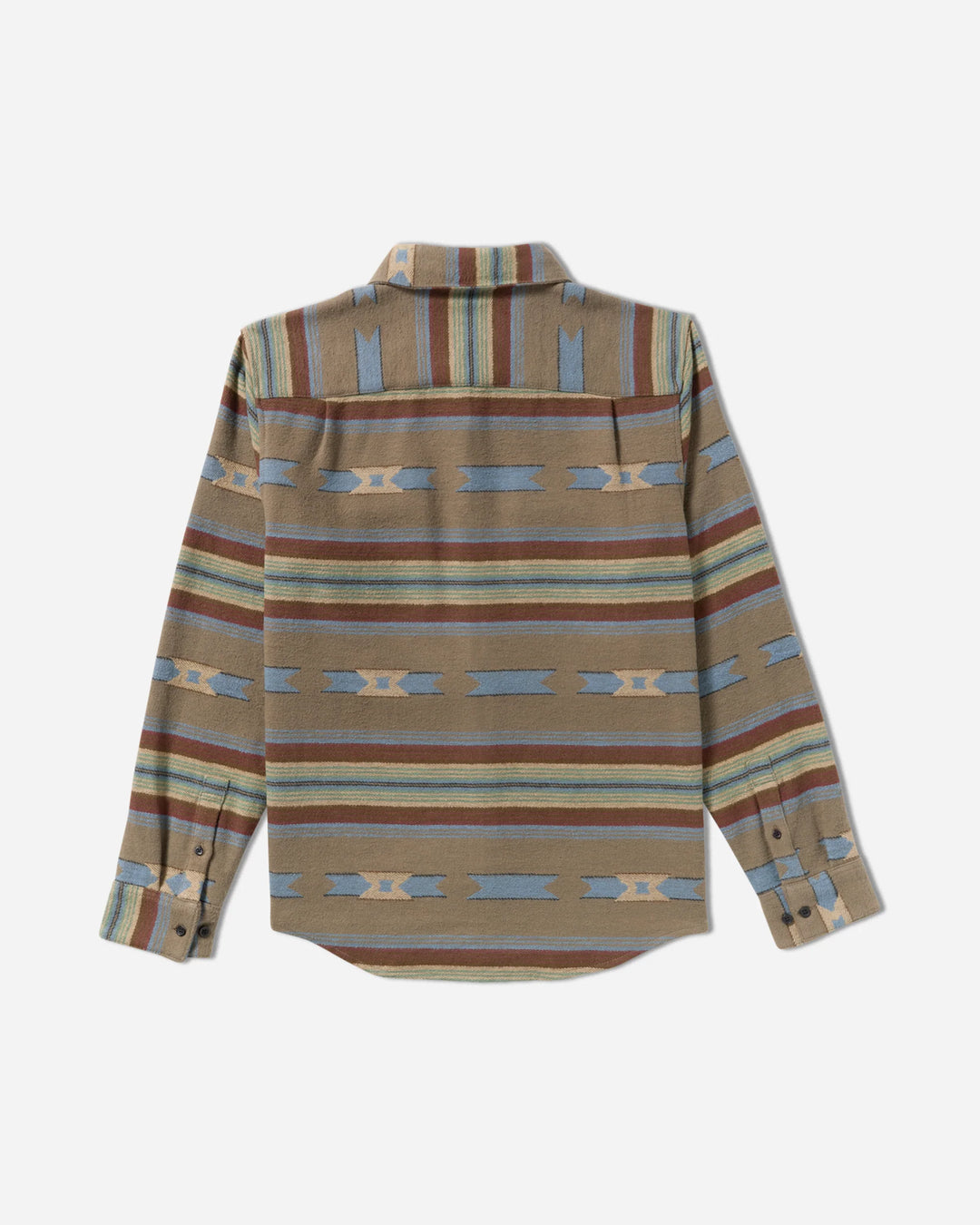 RVCA Men's Dayshift Blanket Flannel LS - Mushroom 6