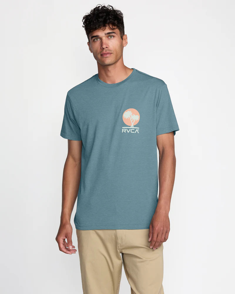 RVCA Men's Puerto Nuevo Tee - Vintage Navy 