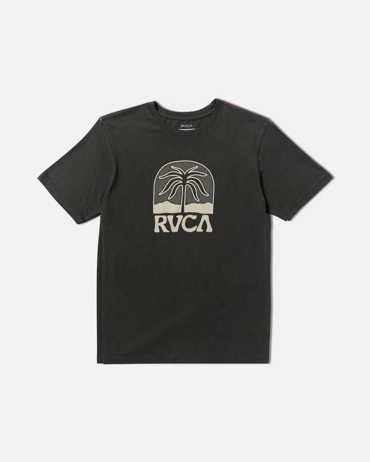 RVCA Men’s Palmcrest Tee - Pirate Black 