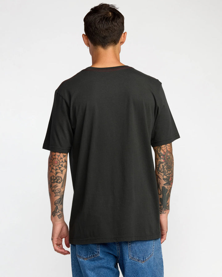 RVCA Men’s Palmcrest Tee - Pirate Black 2
