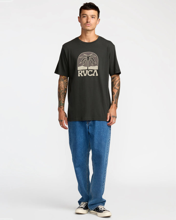 RVCA Men’s Palmcrest Tee - Pirate Black 5