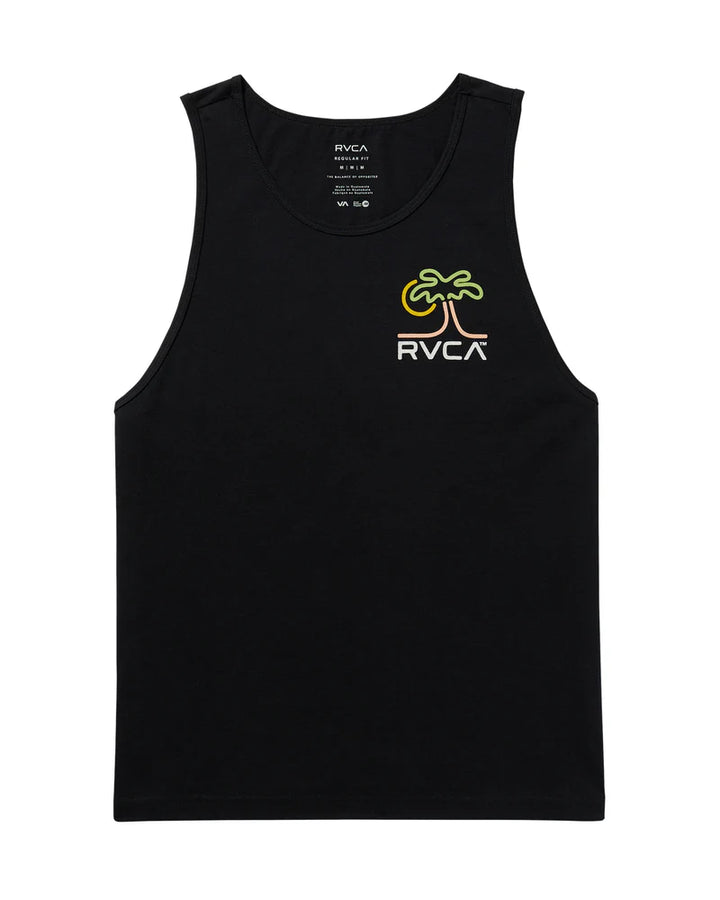 RVCA Men's Happy Hour Tank - Black 5