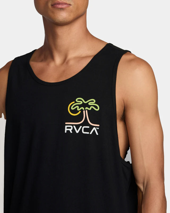 RVCA Men's Happy Hour Tank - Black 2