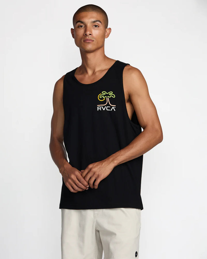 RVCA Men's Happy Hour Tank - Black 