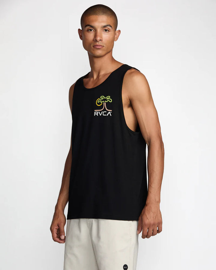 RVCA Men's Happy Hour Tank - Black 3